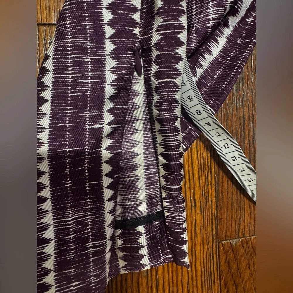 By Malene Birger 100% Silk Purple Patterned Pants NWT | Size EU 34 - Picture 4 of 8